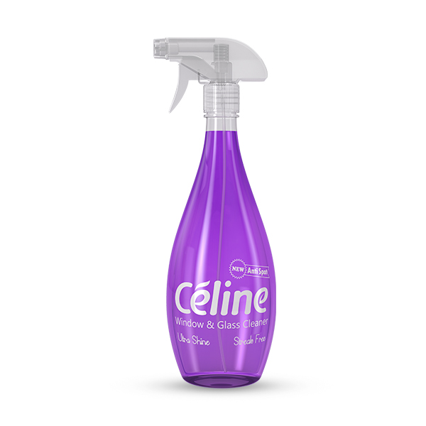 Purple drop (alcohol) glass cleaner